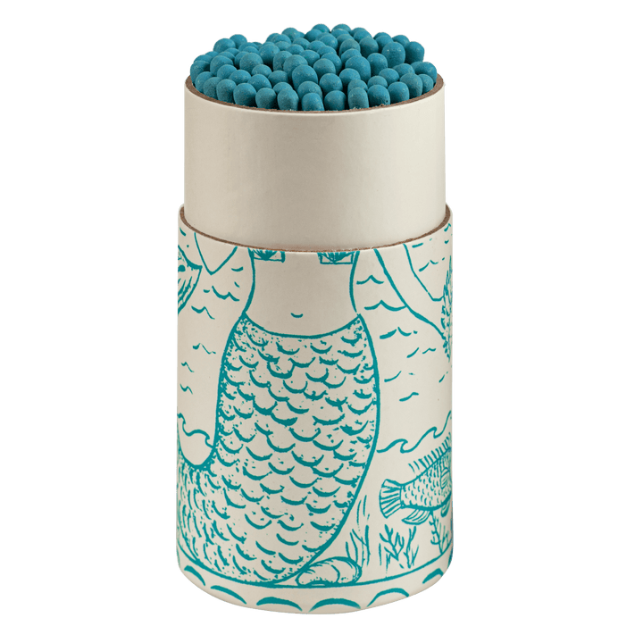 Mermaid Large | Large Cylinder - Safety Matches - Stanleyandstone