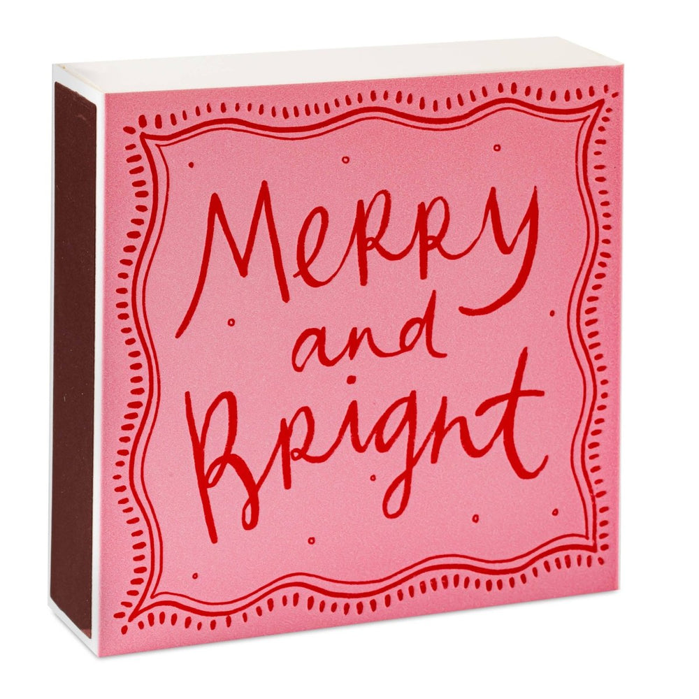 Merry & Bright | Square - Christmas Safety Matches 🎄 - Stanleyandstone