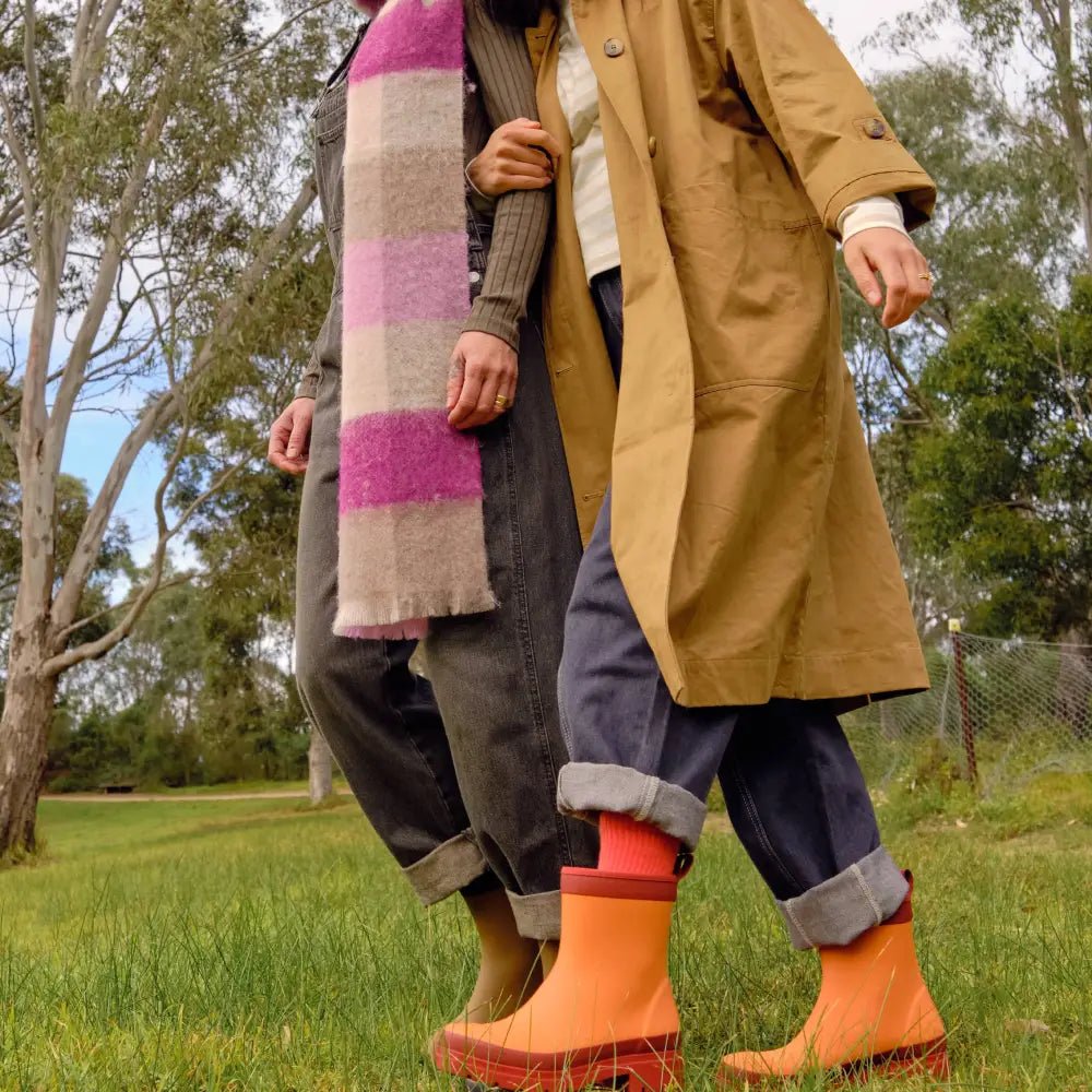 Merry People Andie Boot - Peach Gumboot Merry People