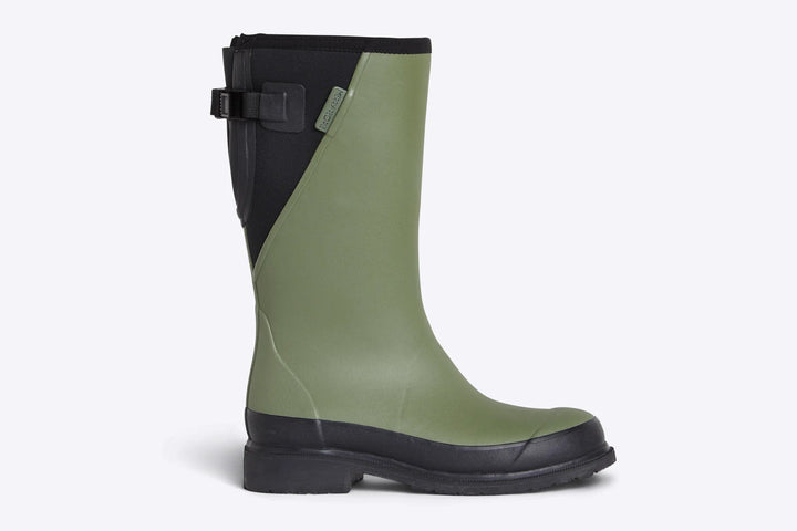 Merry People Darcy Boot - Moss Green mid calf Gumboot Merry People