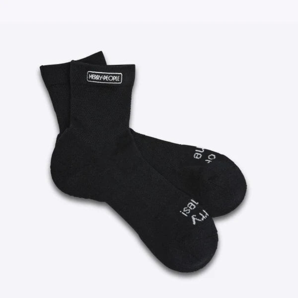 Merry People Quarter Socks Gumboot Merry People Black Small