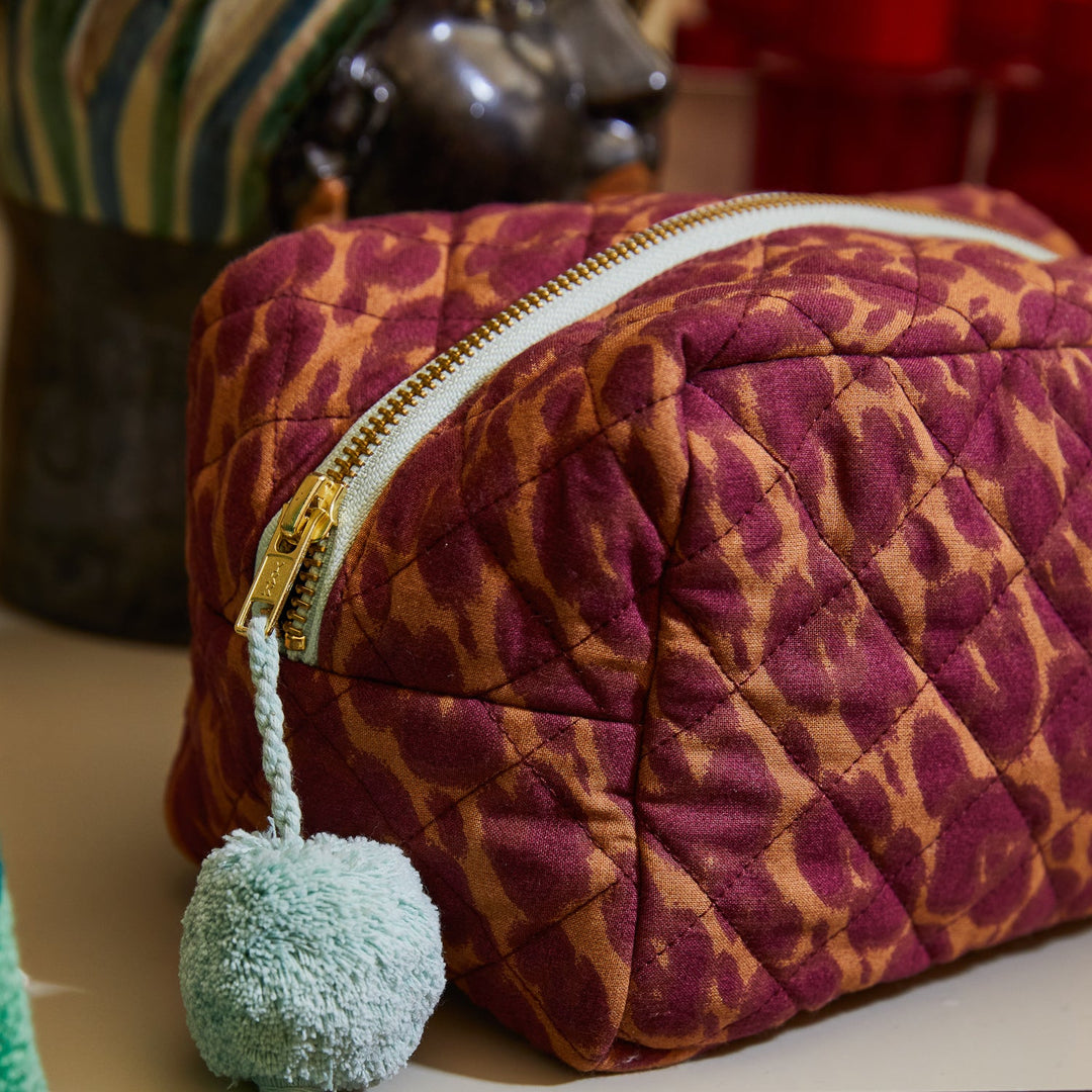 Odette Beauty Bag Sage & Clare