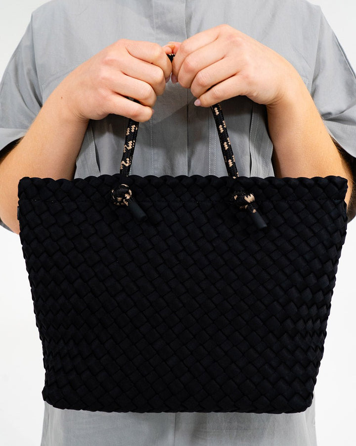 Michigan Tote - Black Neo Plait - Stanleyandstone
