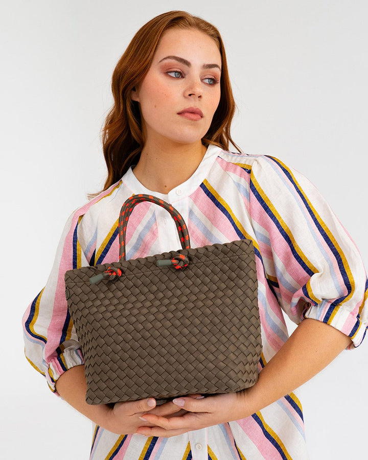 Michigan Tote - Khaki Neo Plait - Stanleyandstone