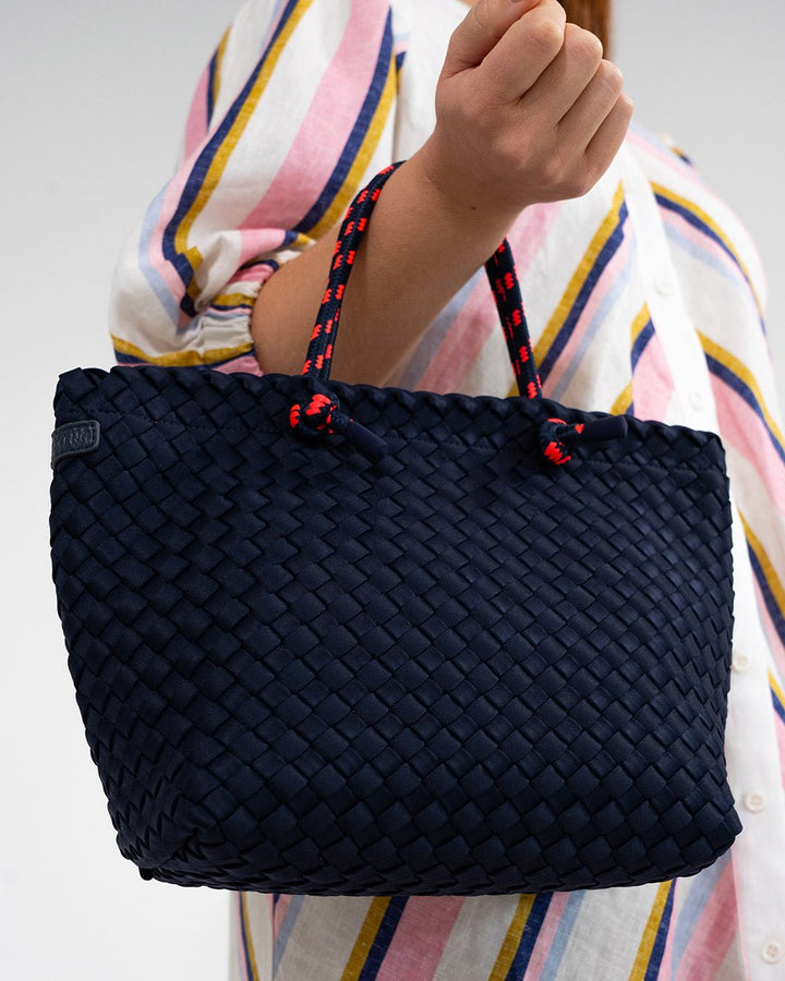 Michigan Tote - Navy Neo Plait - Stanleyandstone