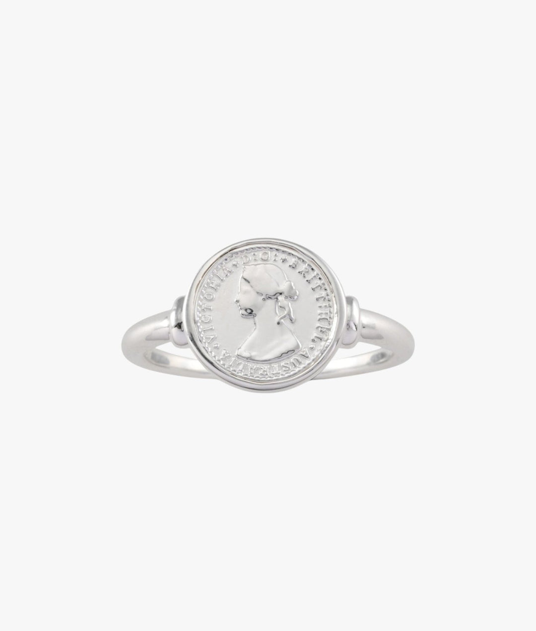 Micro Coin Sterling Silver fine Ring ring Von Treskow