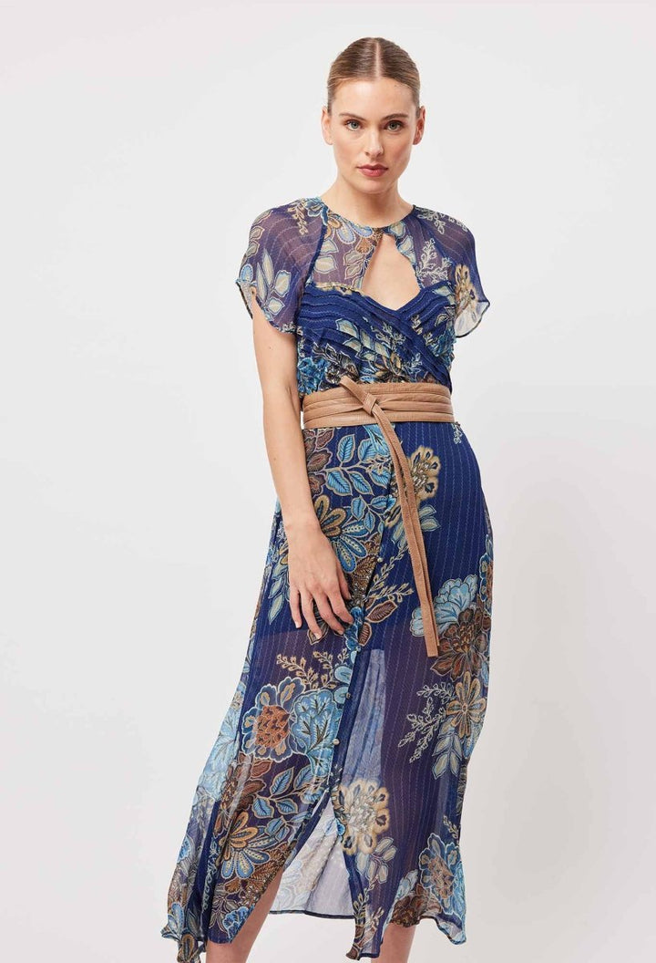 Milton Leather Belt in Husk - Stanleyandstone