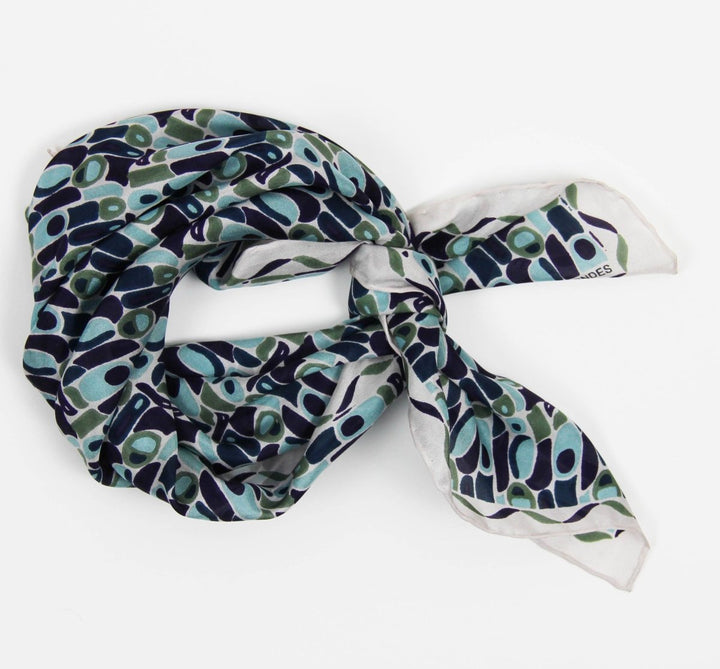 Mini Blue Percussion Scarf - Stanleyandstone