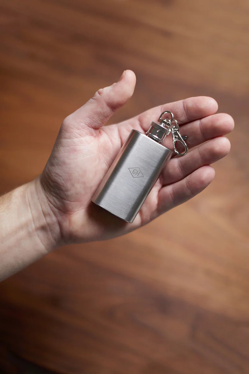 Mini Hip Flask mens accessories Gentlemans Hardware