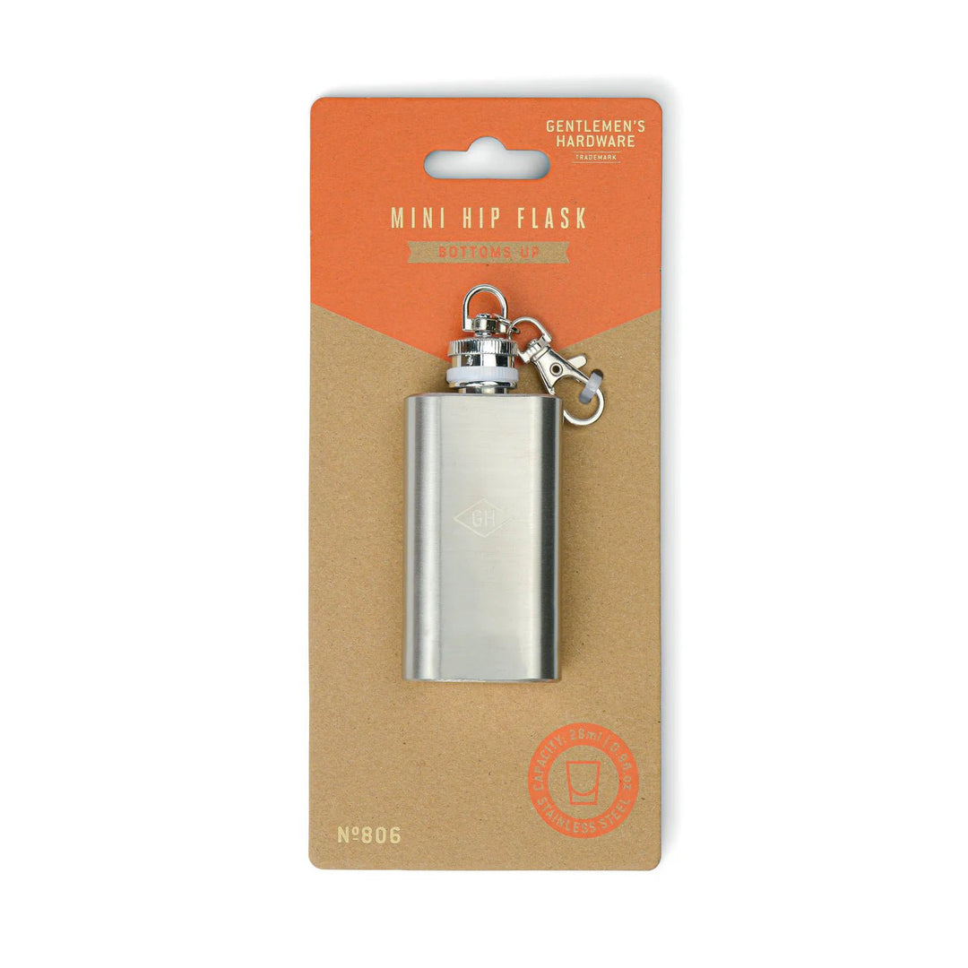 Mini Hip Flask mens accessories Gentlemans Hardware