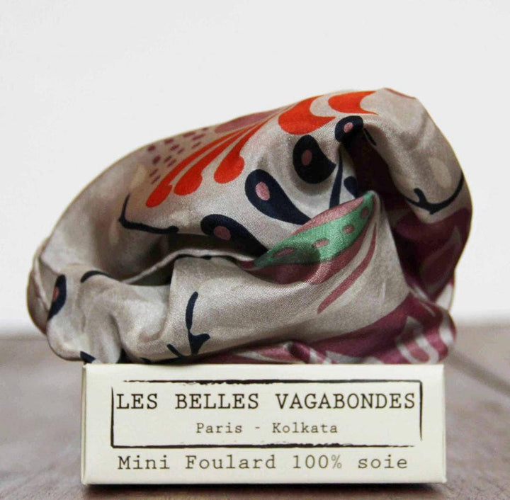 Mini Scarf - Marushka Grey scarf Les Belles Vagabondes