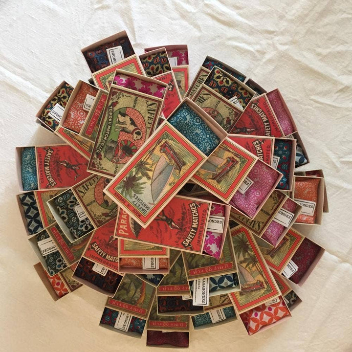 Mini Scarf - Marushka Grey scarf Les Belles Vagabondes