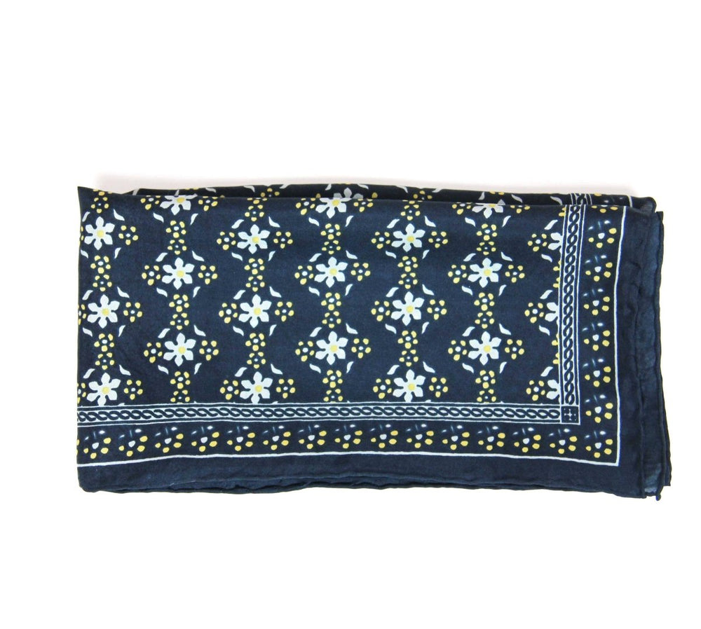 Mini Scarf - Natasha Navy scarf Les Belles Vagabondes