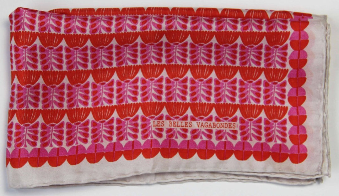 Mini scarf Oslo Fuchsia scarf Les Belles Vagabondes