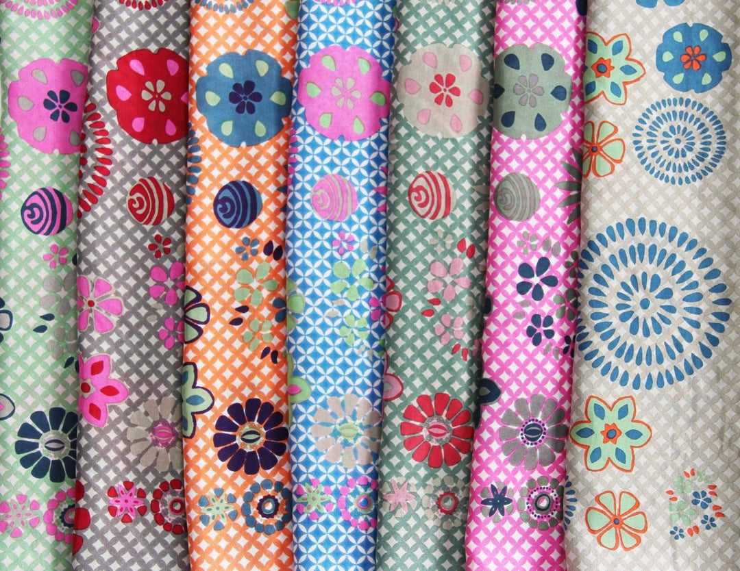 Mini Scarf - Shippo Fuchsia scarf Les Belles Vagabondes