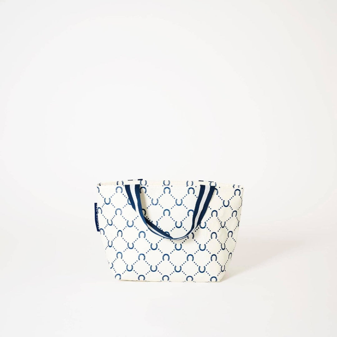 Mini Tote – Navy Horseshoe - Stanleyandstone