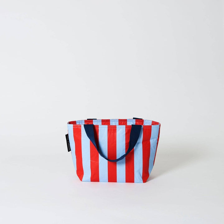 Mini Tote – Red Blue Stripe - Stanleyandstone