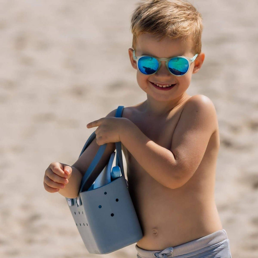 Mini Tribe Bag in Dolphin Blue Kove and Co