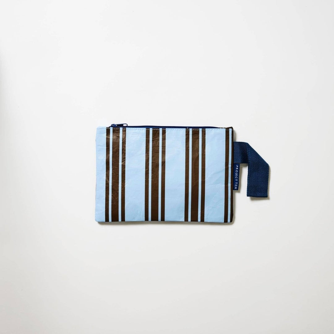 Mini Zip Pouch – Oxford Stripe - Stanleyandstone