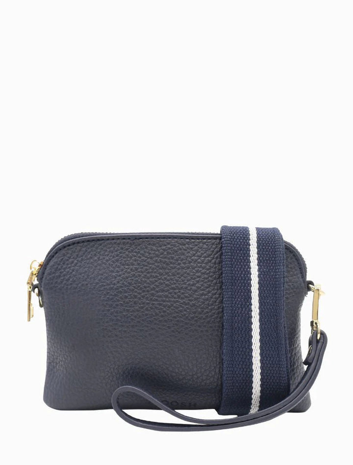 Missy Hugo Cross Body Bag - Navy Handbag zjoosh
