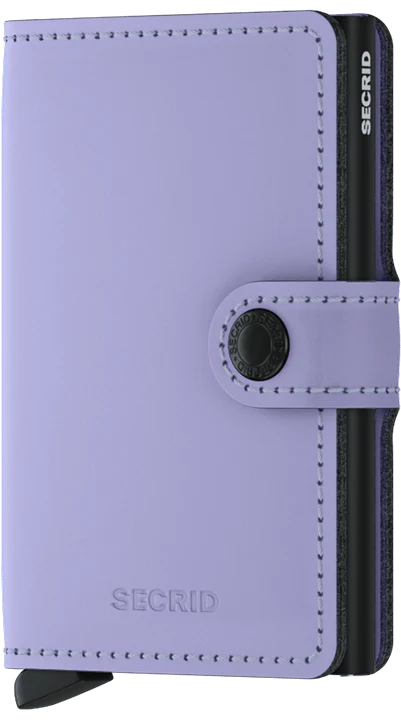 Secrid Miniwallet - 16 color options wallet Secrid Lilac  - Black  