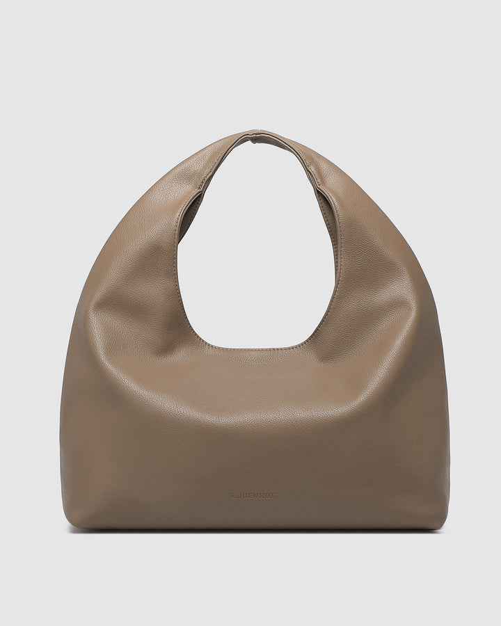 Monaco Shoulder Bag - Mocha Mouse Handbag Louenhide