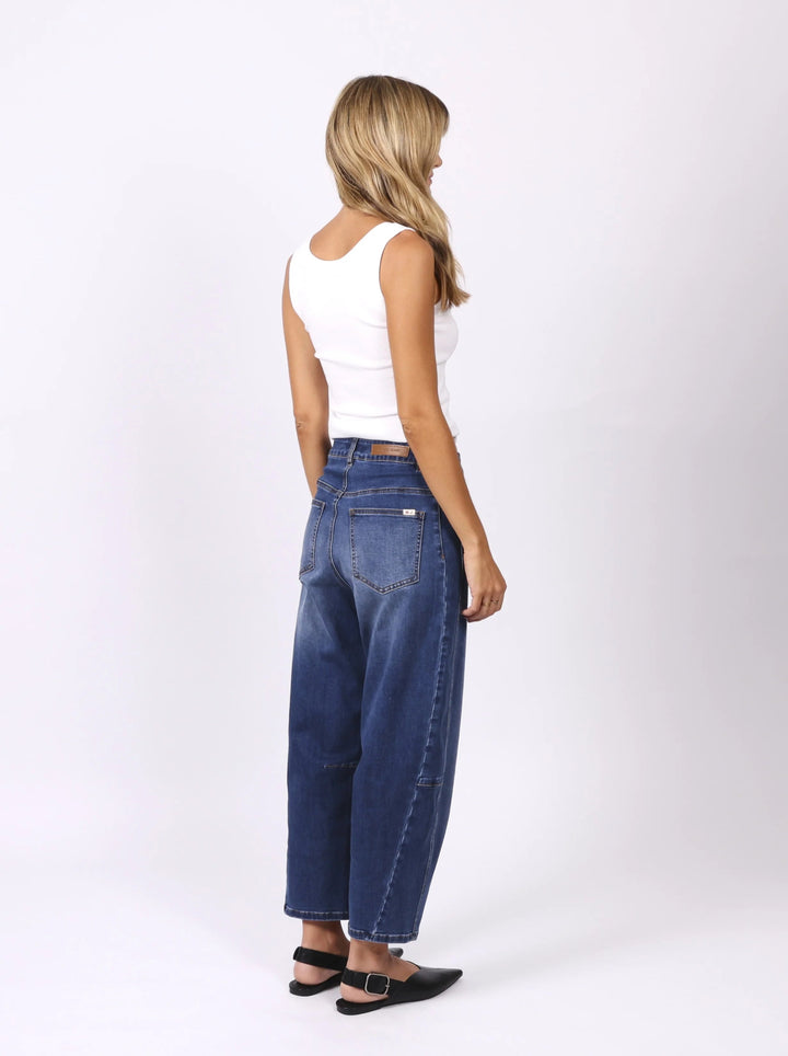 Monaco Toni Barrel Jeans - Blue JEANS Monaco Jeans