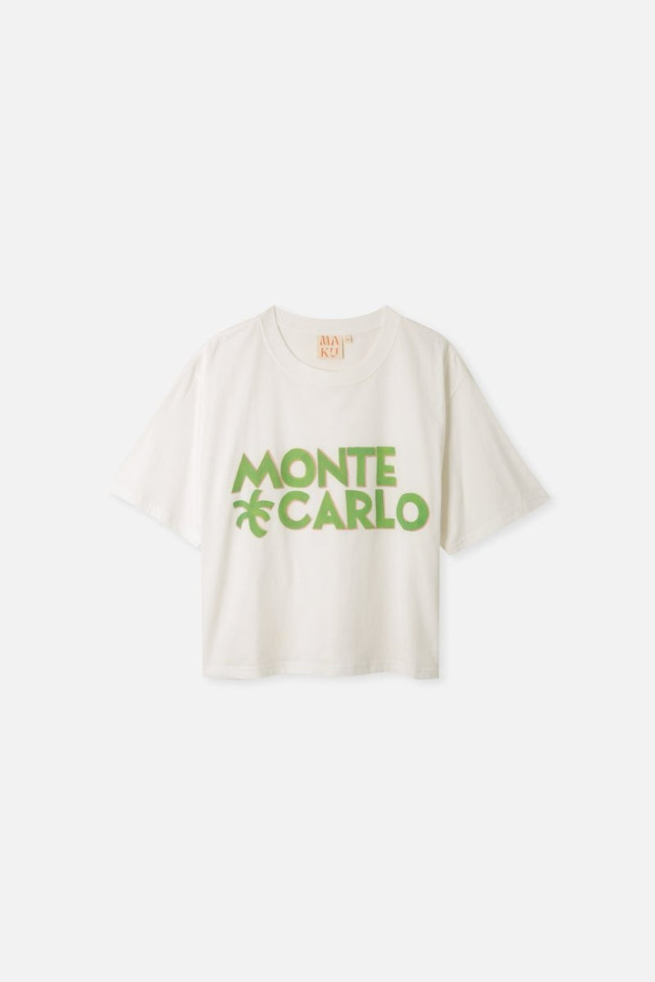 Monte Carlo Boxy Crop Tee MAKU THE LABEL