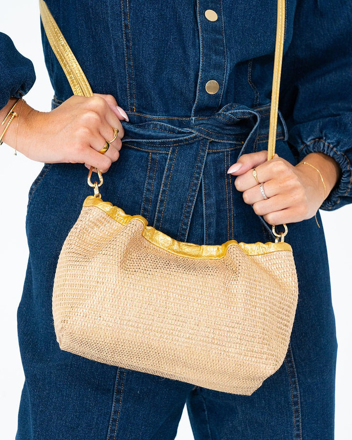 Monty Bag - Gold Weave - Stanleyandstone
