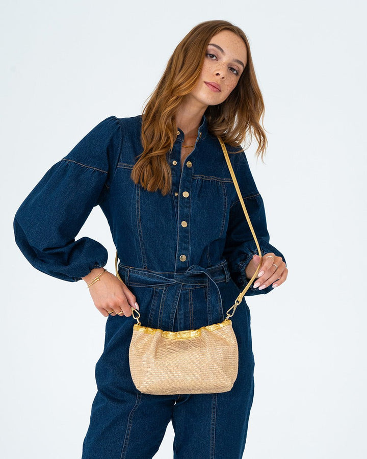 Monty Bag - Gold Weave - Stanleyandstone