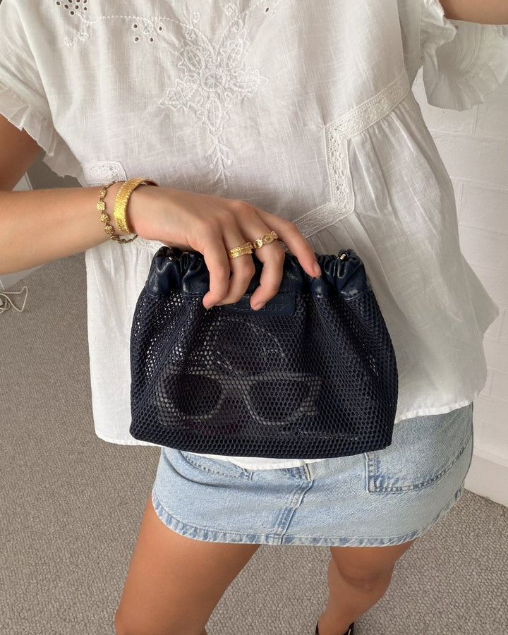 Monty Bag - Navy Mesh - Stanleyandstone