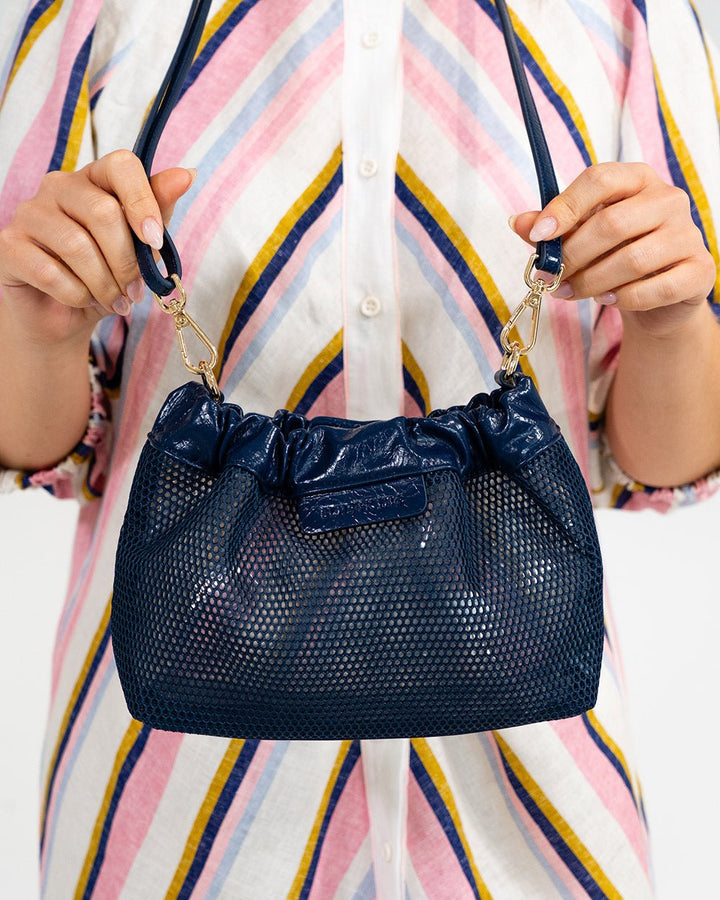 Monty Bag - Navy Mesh - Stanleyandstone