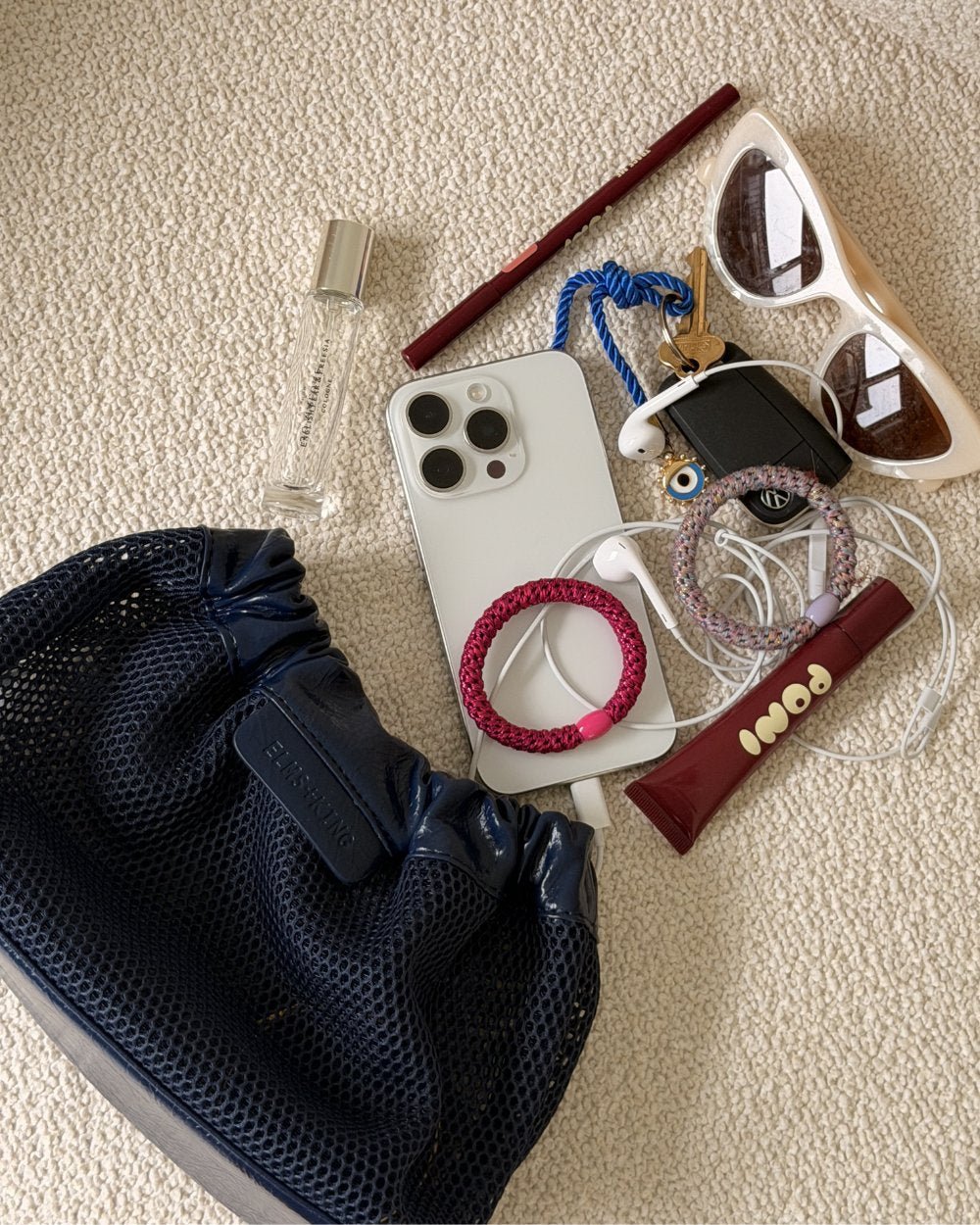 Monty Bag - Navy Mesh - Stanleyandstone