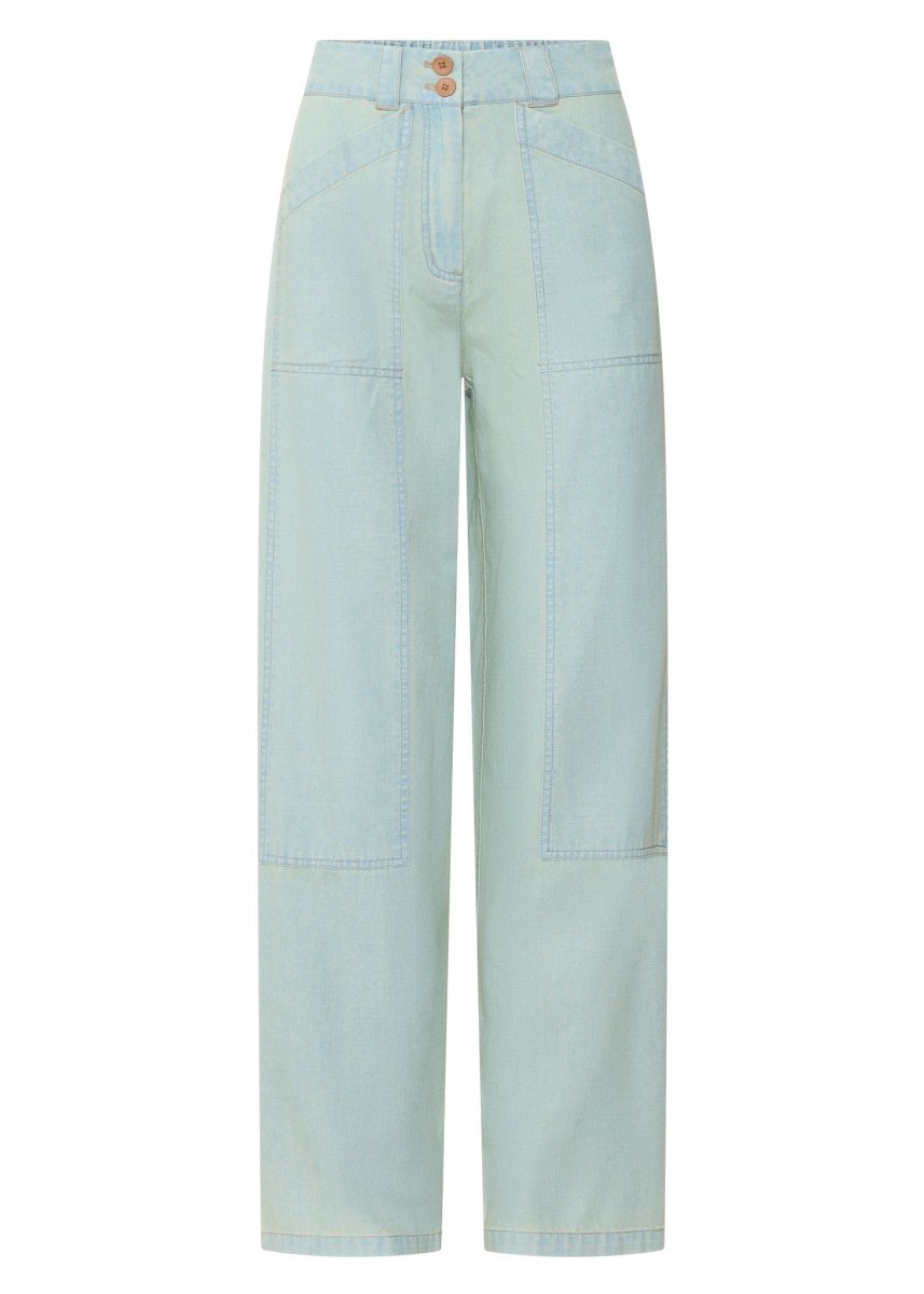 Muhle Barrel Denim Pant - Cypress pant POL