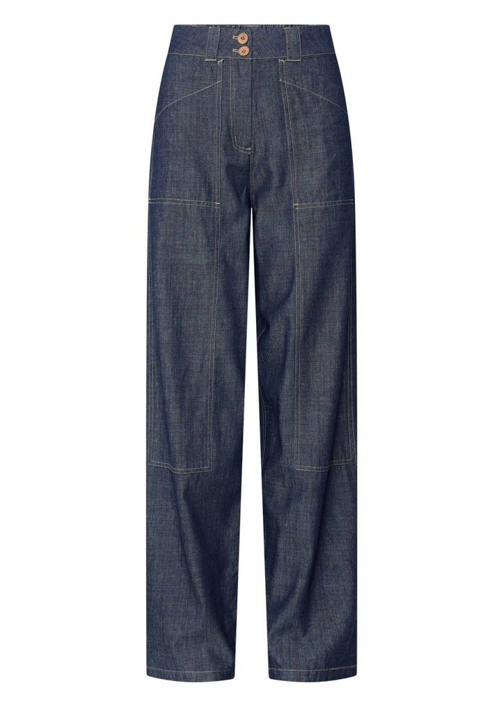 Muhle Barrel Denim Pant - Indigo pant POL