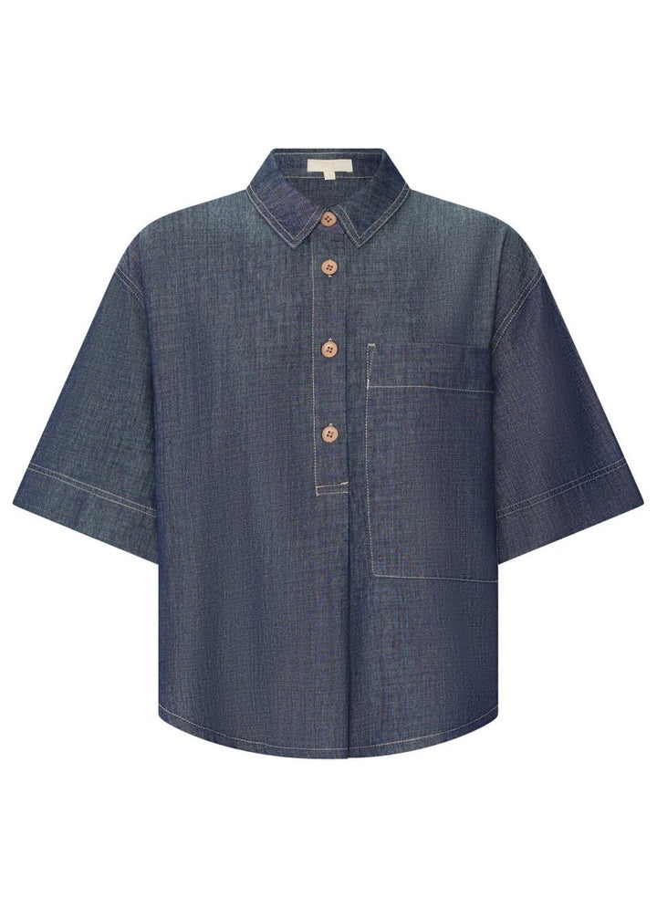 Muhle Denim Shirt - Indigo Blouse POL