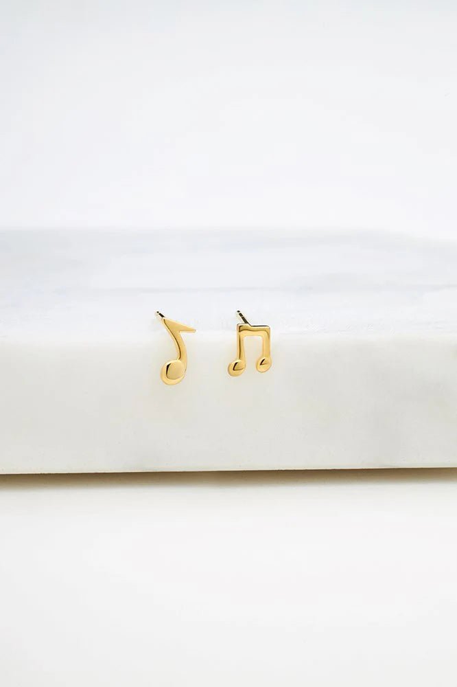 Musical Note Stud Earing earing Zafino Jewellery