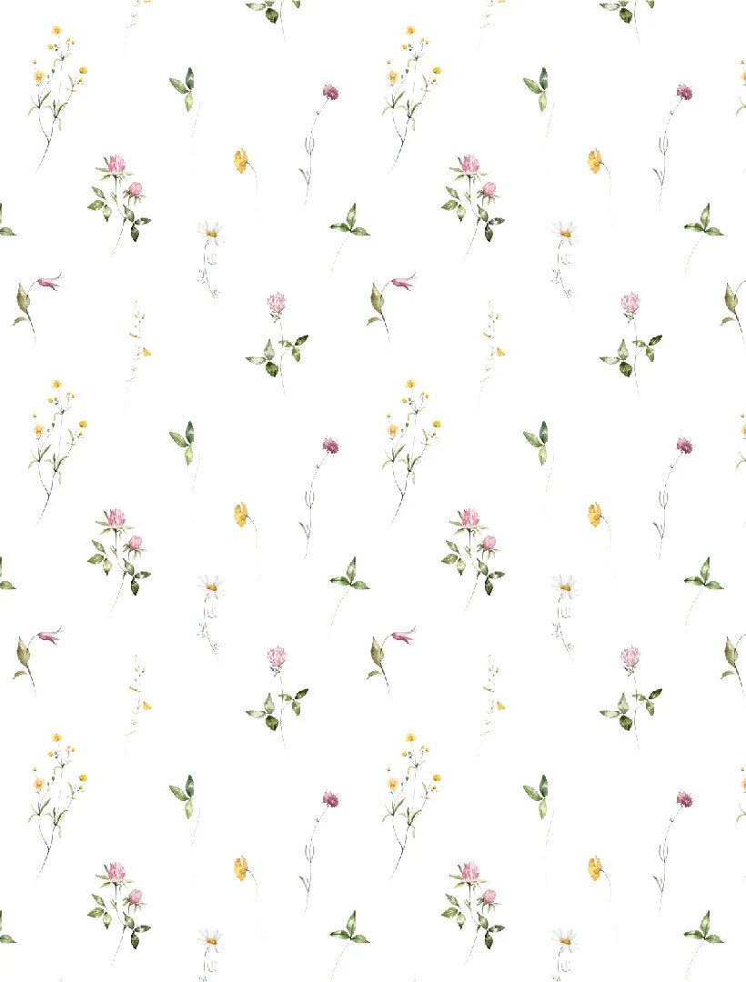 Muslin Baby Swaddle - Scattered Flowers zjoosh