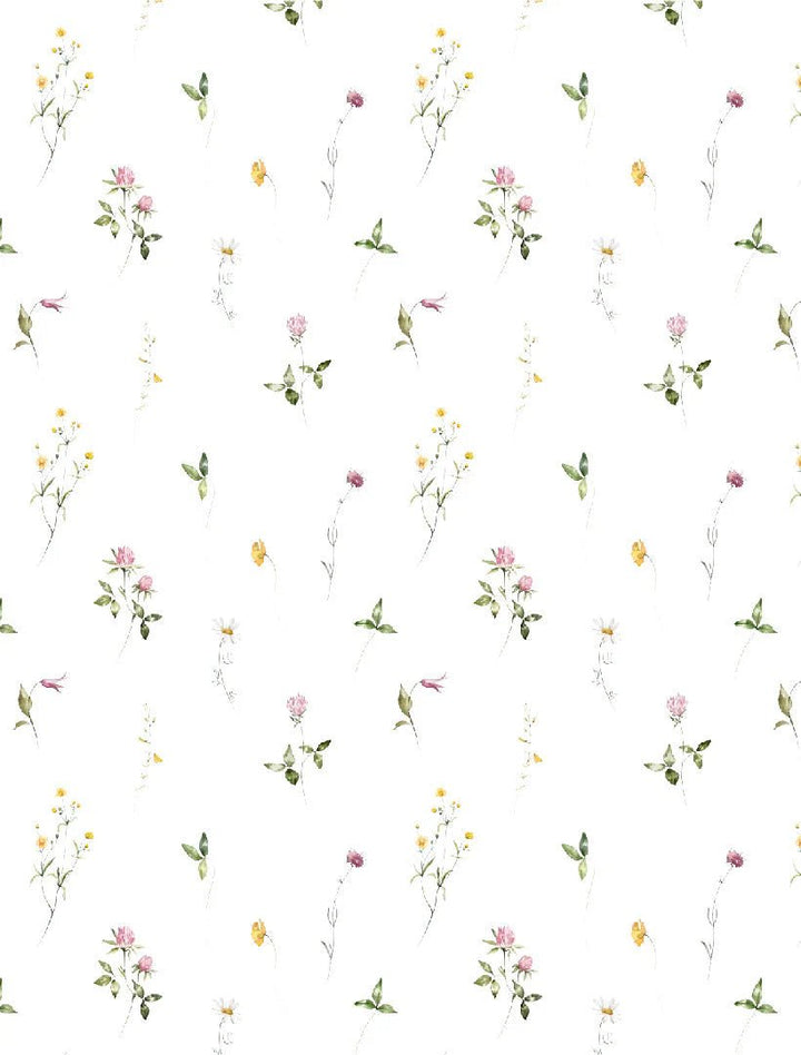 Muslin Baby Swaddle - Scattered Flowers zjoosh