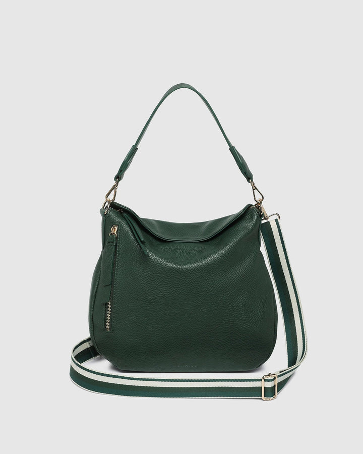 Nadia Shoulder Bag - Forest Green Handbag Louenhide