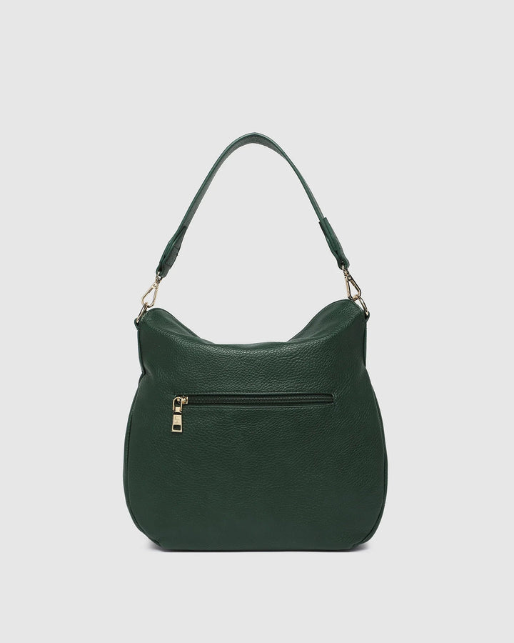 Nadia Shoulder Bag - Forest Green Handbag Louenhide