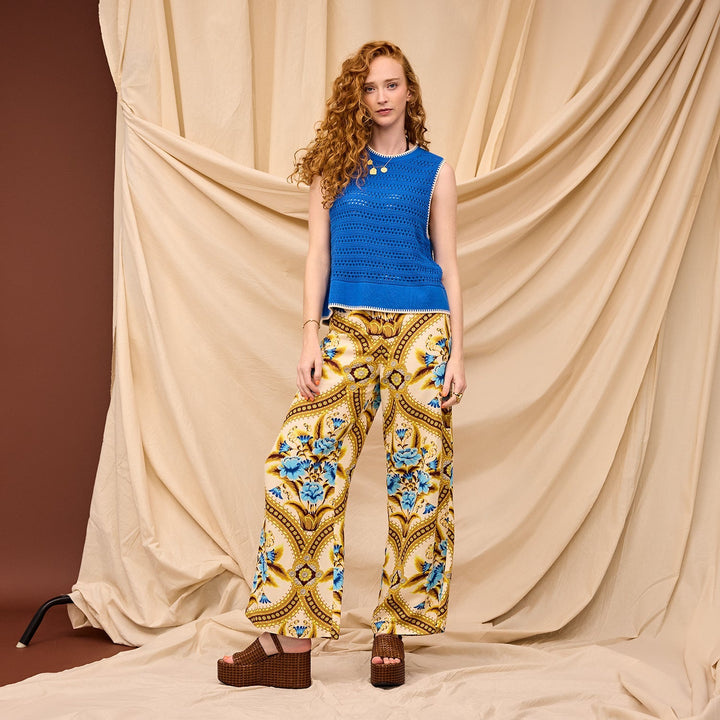 Natalina Knit Top - Azure - Stanleyandstone