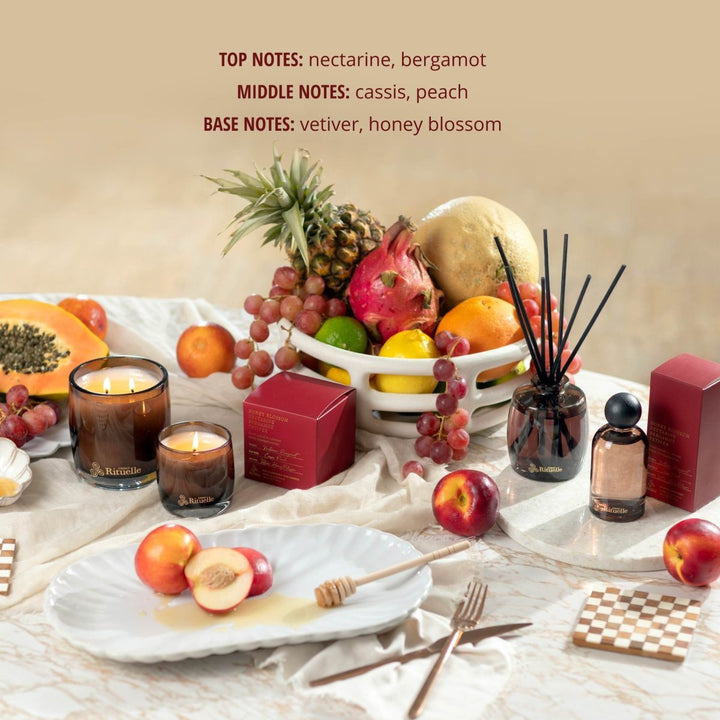 Nectarine, Honey Blossom, Bergamot, Vetiver Fragrance Diffuser Set | 220ml - Stanleyandstone
