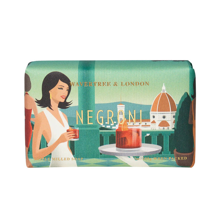 Negroni Cocktail Soap Bar Soap Wavertree & London