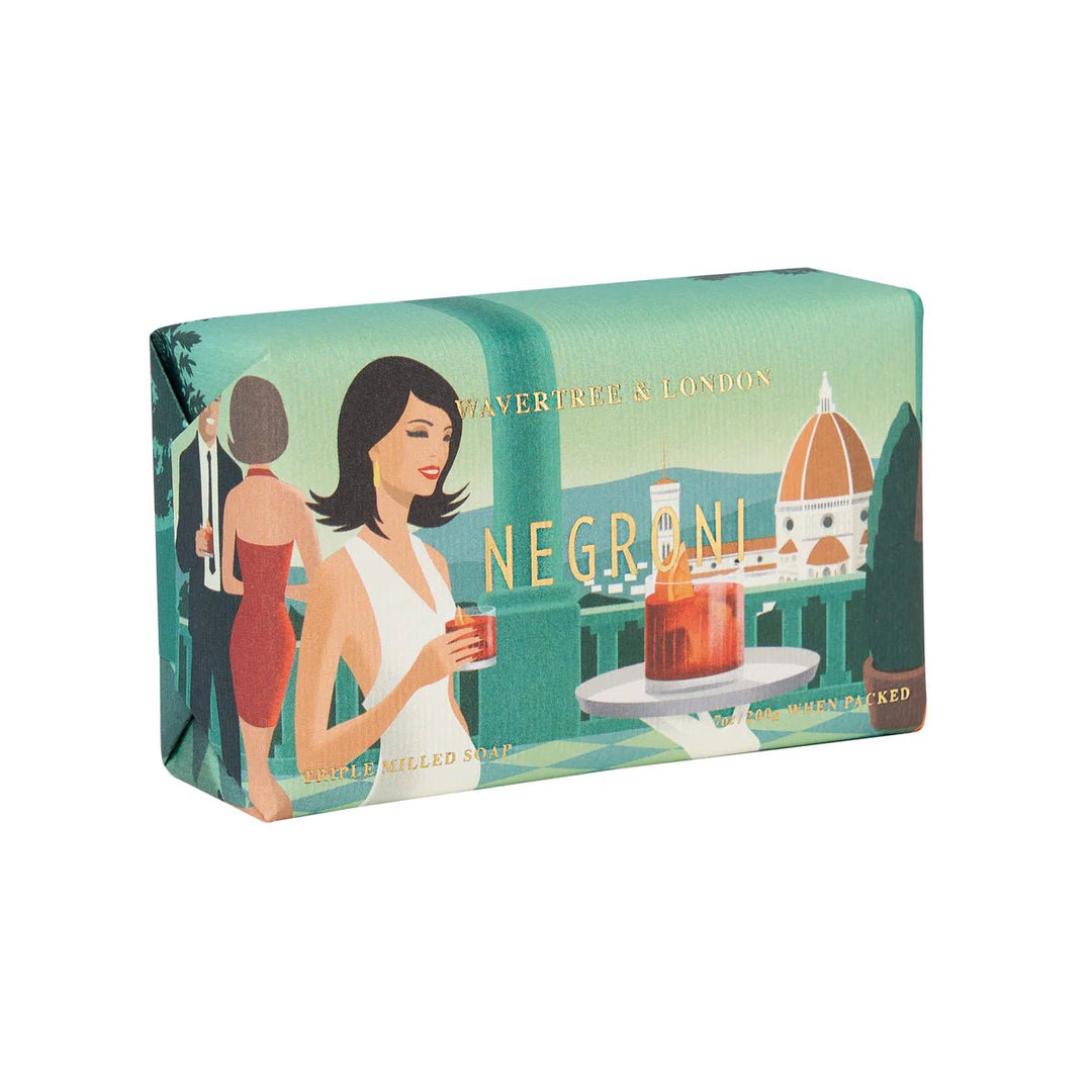 Negroni Cocktail Soap Bar Soap Wavertree & London