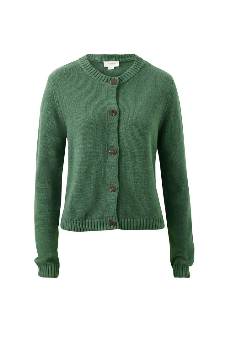 Nelly Long Sleeve Knit Cardi - Green cardigan Ceres Life