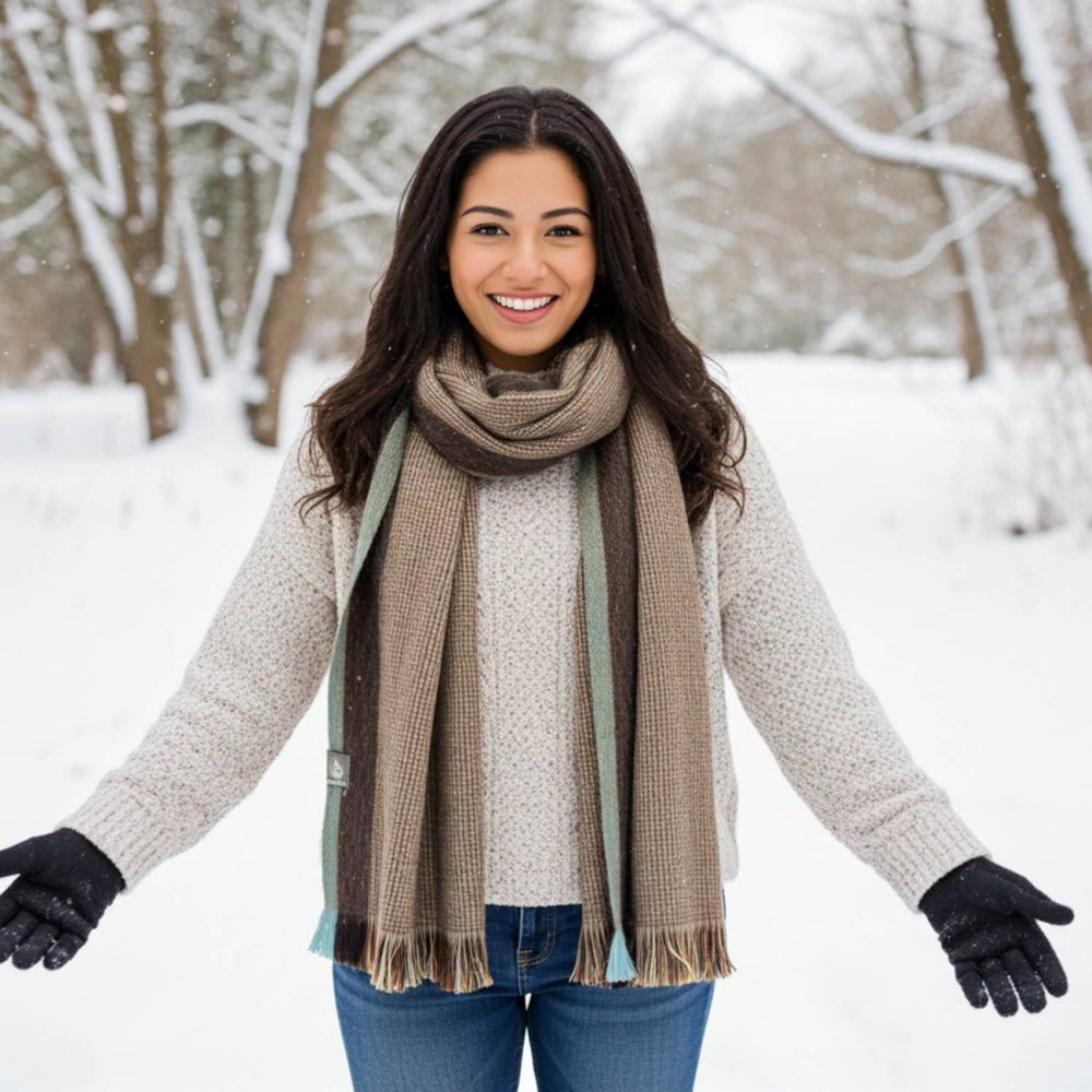 NEW! Alpaca Spark Scarf - Fern scarves Shupaca Alpaca