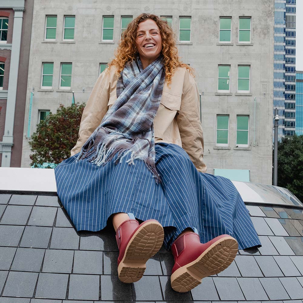 *NEW * Bobbi Ankle Boot // Brick Red Merry People