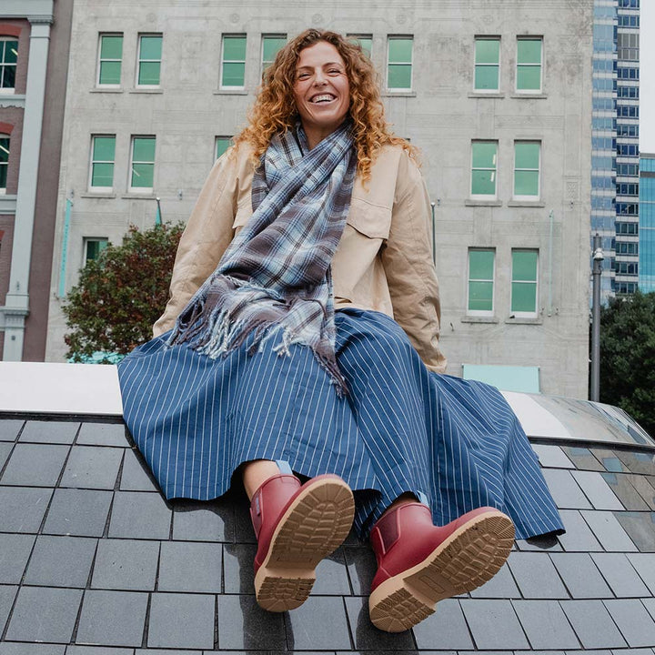 *NEW * Bobbi Ankle Boot // Brick Red Merry People