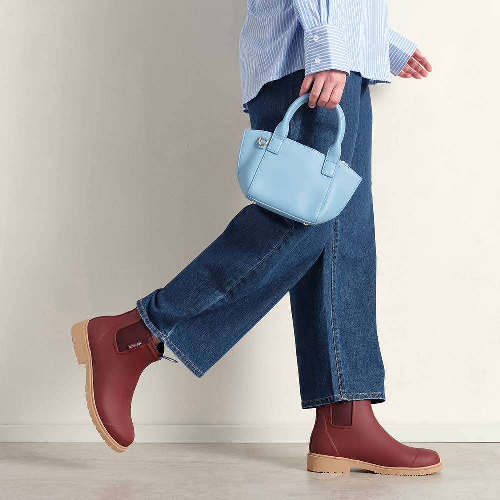 *NEW * Bobbi Ankle Boot // Brick Red Merry People